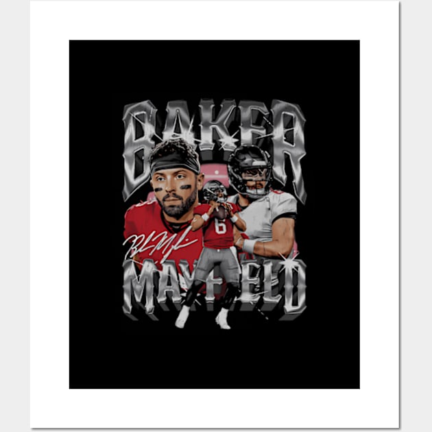 Baker Mayfield Tampa Bay Wall Art by binchudala